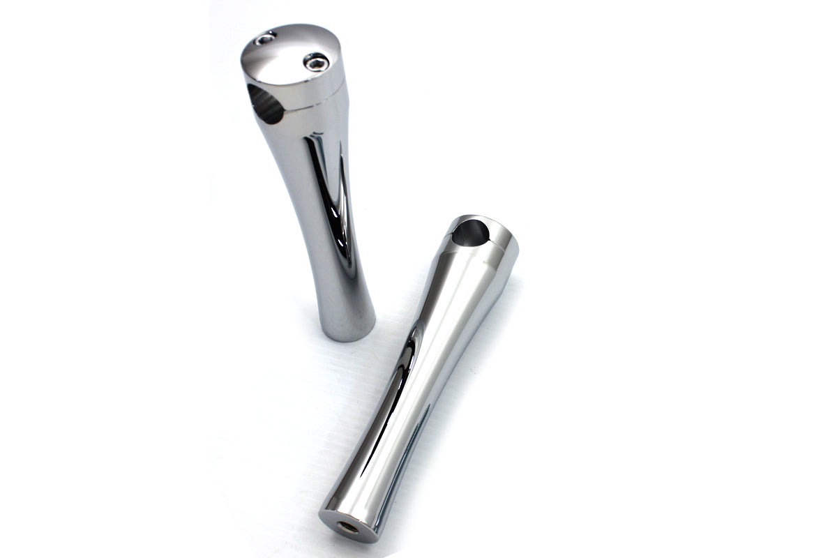 8 inch Solid Billet Chrome Riser Set – Retrocycle, LLC