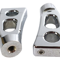 26-0602 - 4-1/4  Switchback Chrome Riser Set by MCM