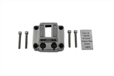 26-0642 - Handlebar Switch Housing Polished by V-Twin