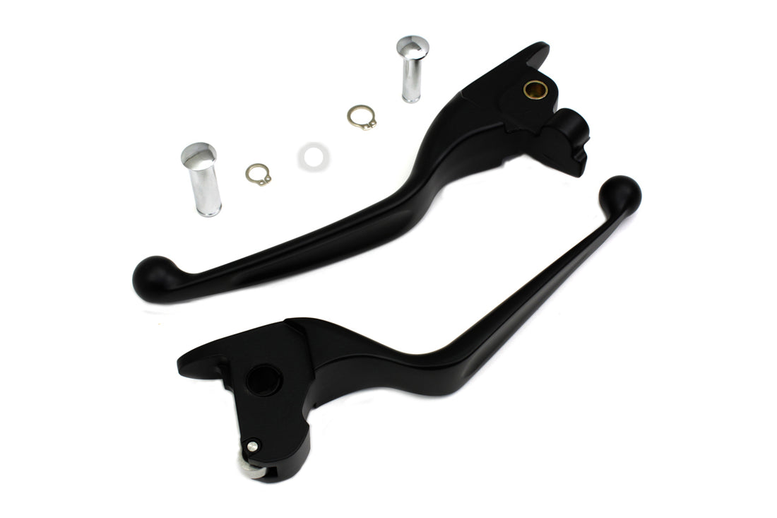 26-0768 - Black Hand Lever Set by V-Twin