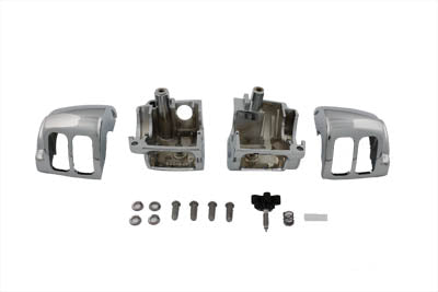 26-0793 - Handlebar Control Switch Housing Kit Chrome by V-Twin