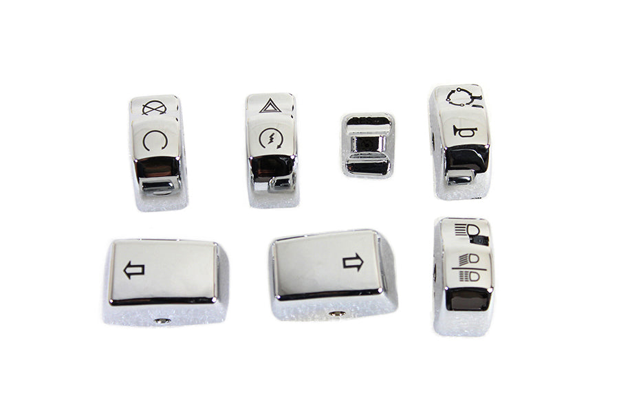 26-0844 - Chrome Switch Cover Set by V-Twin
