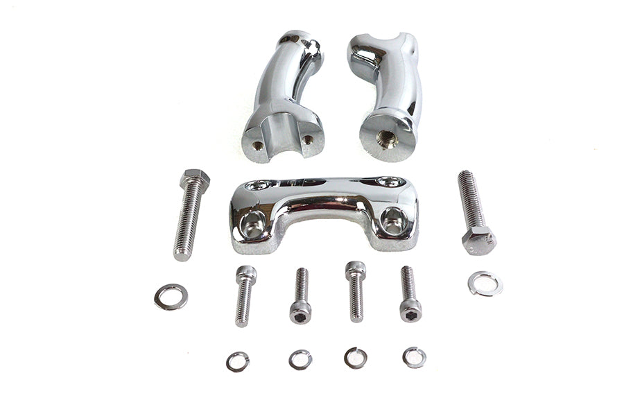 26-0941 - Chrome 4-3/4  Riser Set by V-Twin