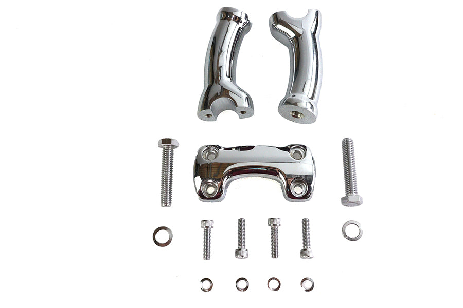 26-0941 - Chrome 4-3/4  Riser Set by V-Twin