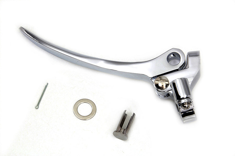 26-0951 - Chrome Replica Brake Hand Lever Assembly by V-Twin