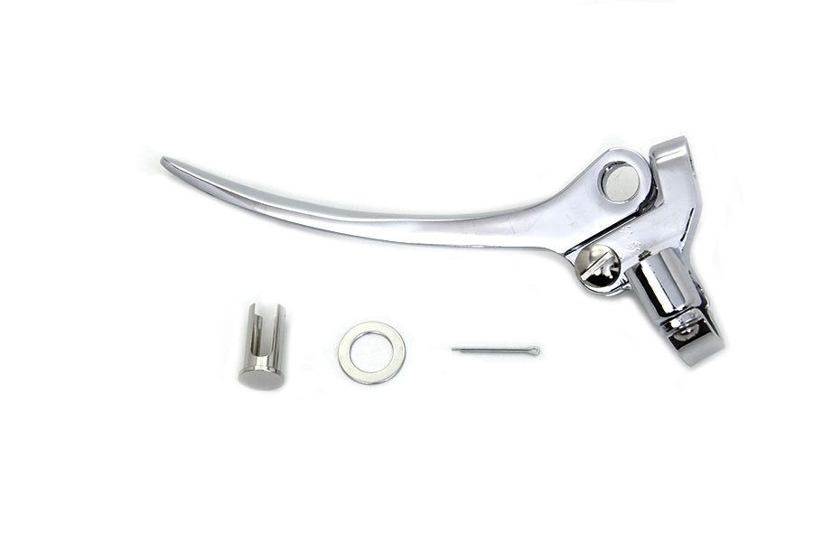 26-0954 - Chrome Clutch/Brake Hand Lever Assembly by V-Twin