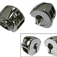 26-0986 - Handlebar Control Switch Housing Kit Chrome by MCM