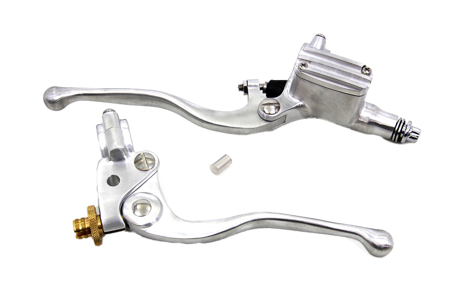 26-1016 - Polished Vintage Hand Lever Control Kit by V-Twin