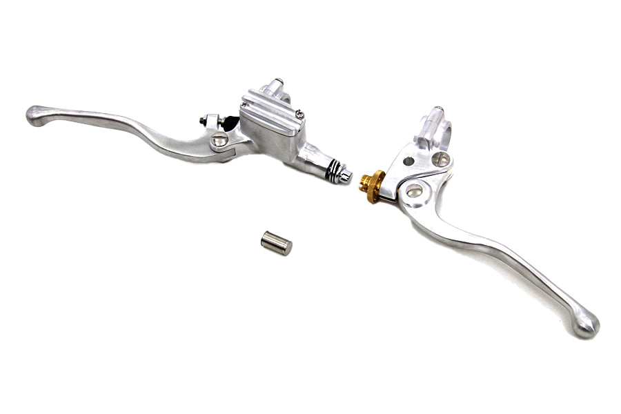 26-1016 - Polished Vintage Hand Lever Control Kit by V-Twin
