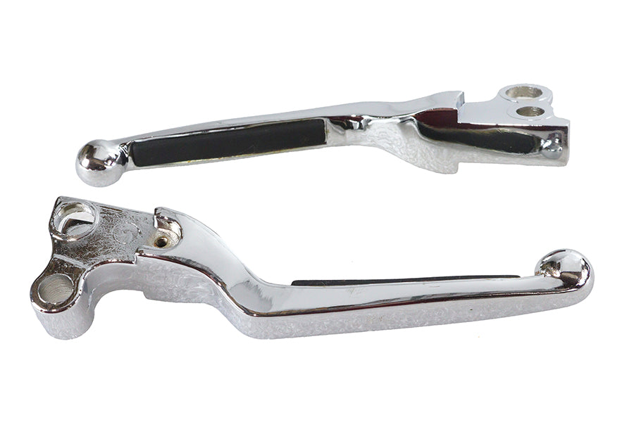26-1975 - Chrome Softee Style Hand Lever Set by V-Twin