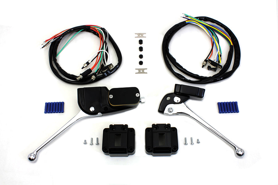 26-2093 - Handlebar Control Kit Black by V-Twin