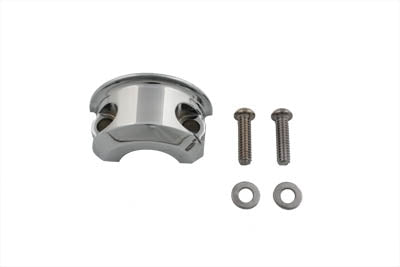 26-2147 - Handlebar Master Cylinder Clamp Chrome by V-Twin