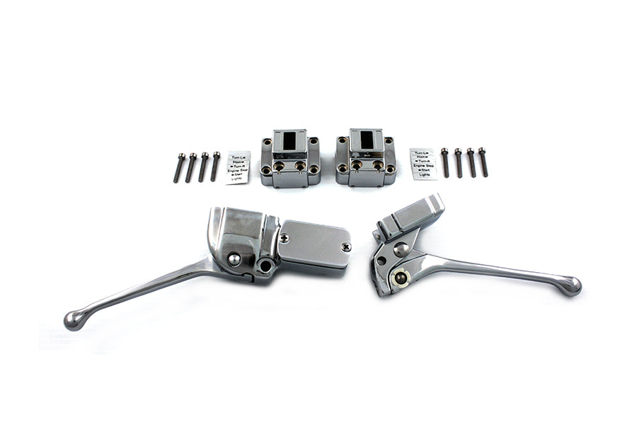 26-2148 - Handlebar Control Kit Chrome by V-Twin