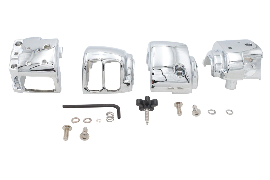 26-2175 - Handlebar Switch Housing Kit Chrome by V-Twin