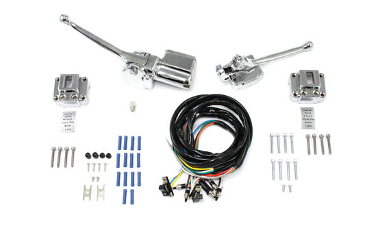 26-2185 - Handlebar Control Kit Chrome by V-Twin