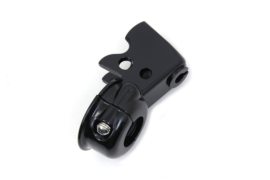 26-2186 - Clutch Hand Lever Bracket with Clamp Black by V-Twin