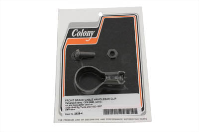 2628-4 - Front Brake Cable Handlebar Clip Parkerized by Colony