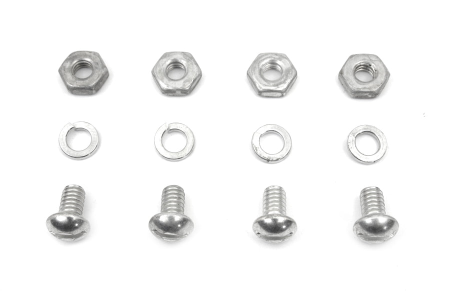 2629-4 - Cadmium Speedometer Mount Kit Bolt Set by Colony