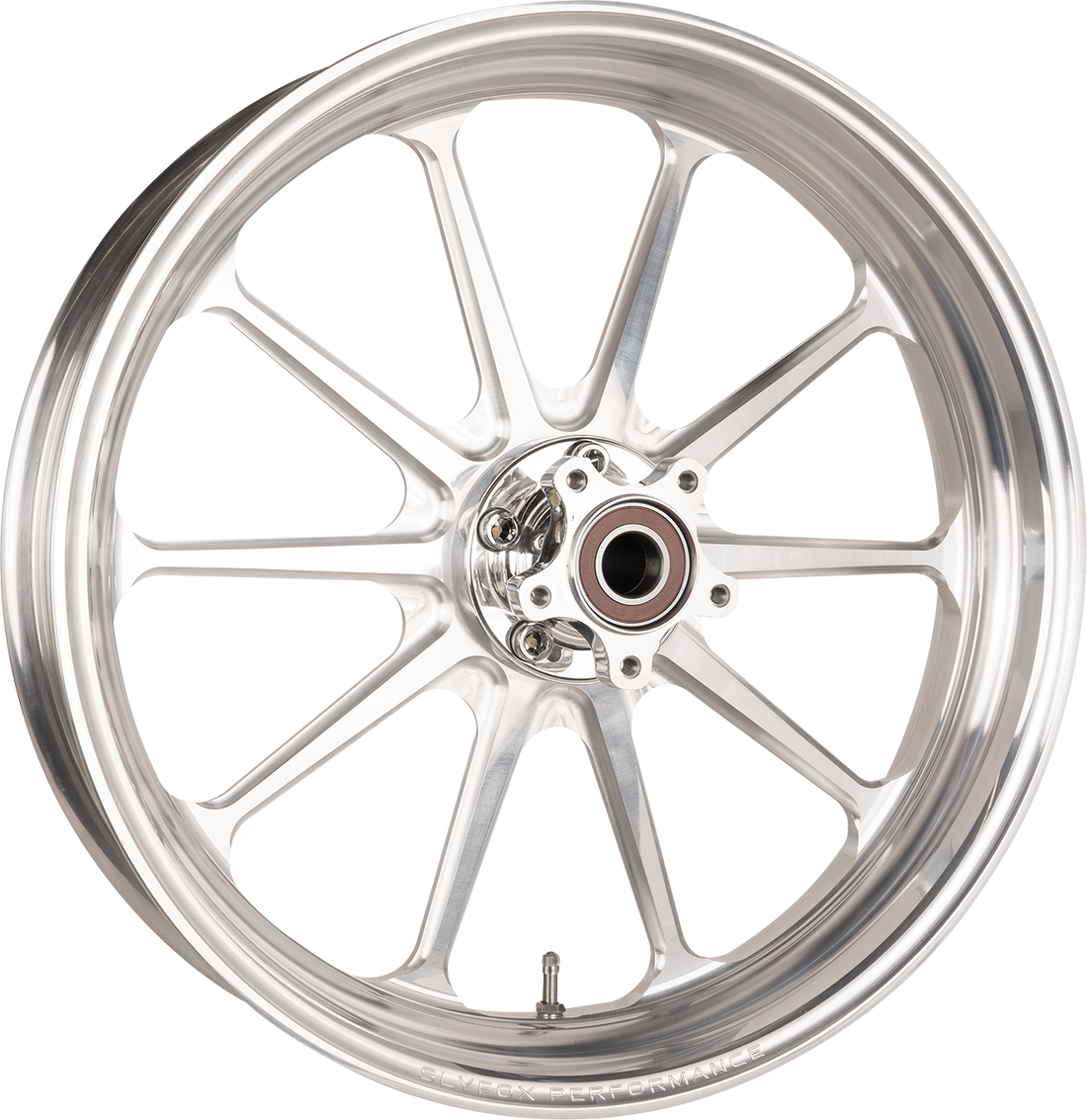 SLYFOX Wheel - Track Pro - Front - Dual Disc/without ABS - Machined - 21x3.5 12027106RSLYAPM