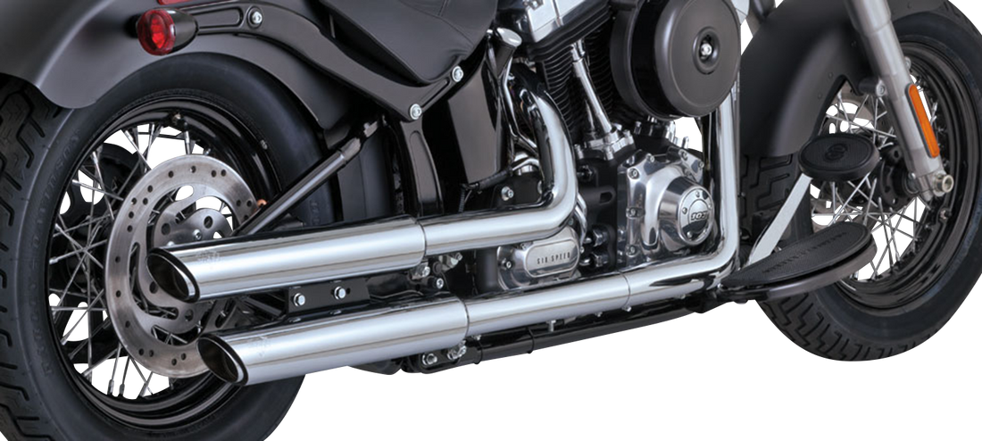 VANCE & HINES 3" Twin Slash Slip-On Muffler - Chrome 16341