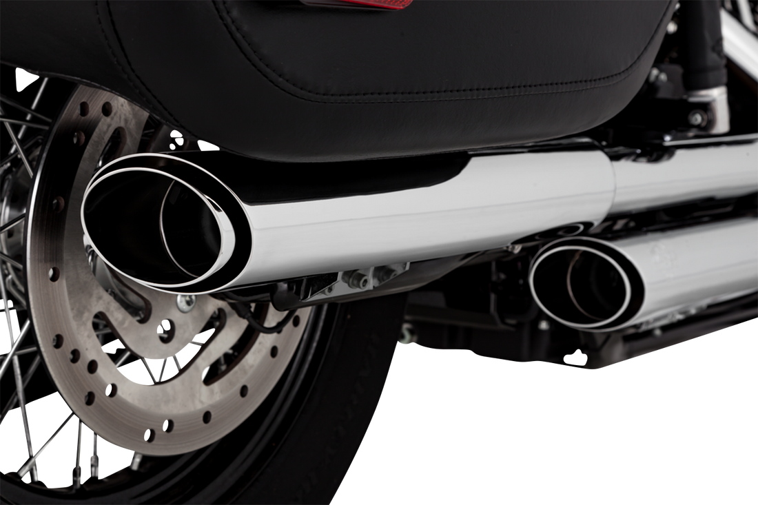 VANCE & HINES 3" Twin Slash Slip-On Muffler - Chrome 16379