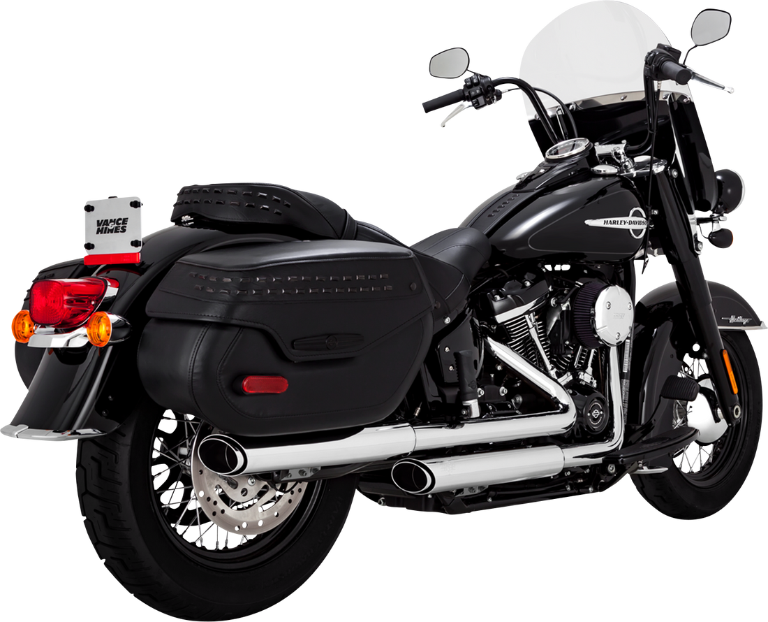 VANCE & HINES 3" Twin Slash Slip-On Muffler - Chrome 16379