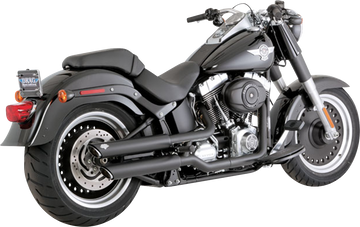 VANCE & HINES 3" Twin Slash Slip-On Mufflers - Black 46343