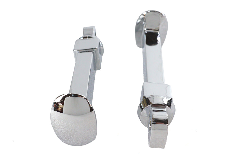 27-0014 - Chrome Railroad Style Footpeg Set by Wyatt Gatling