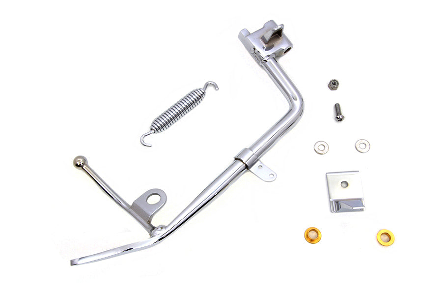 27-0015 - Chrome Kickstand Assembly by V-Twin