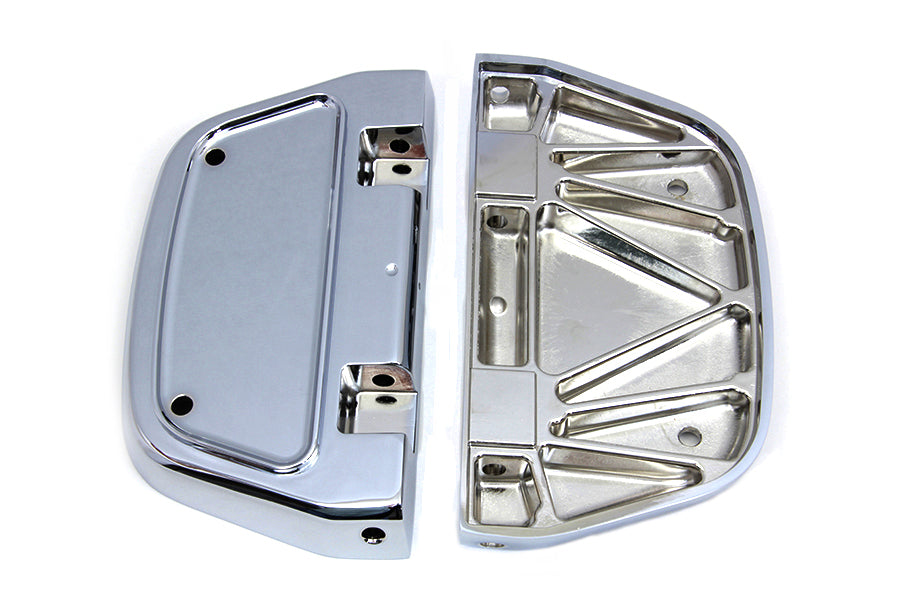 27-0016 - Chrome Passenger Footboard Set by V-Twin
