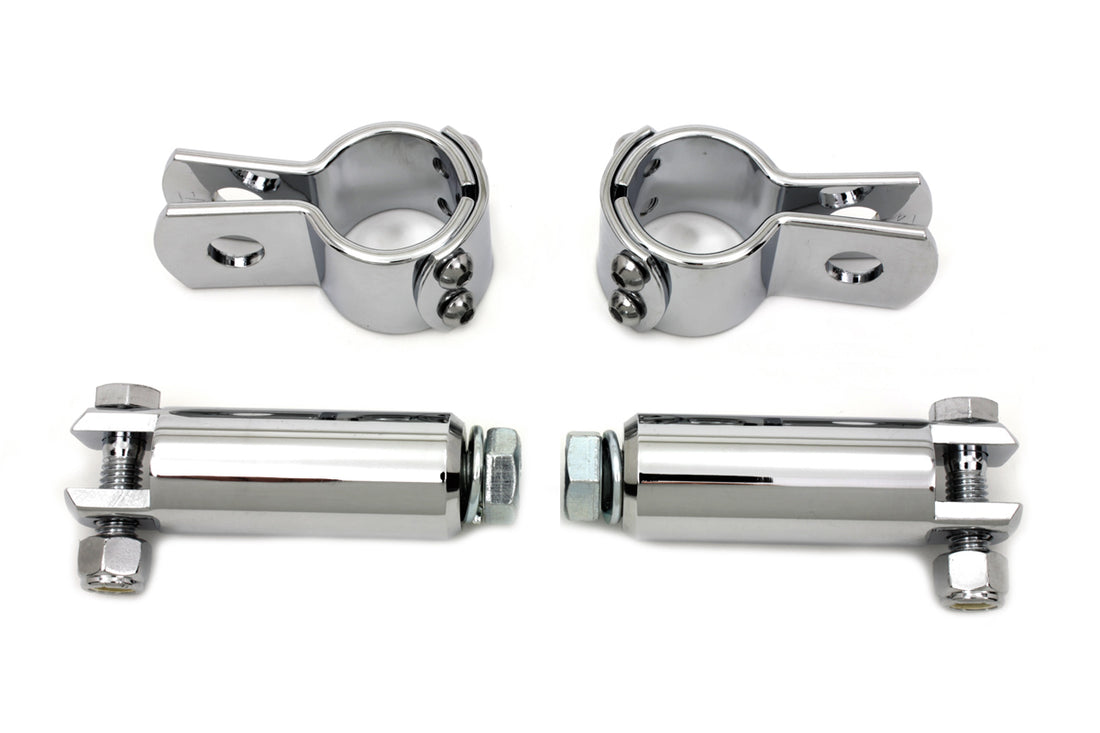 27-0034 - Chrome Footpeg Mount Kit by V-Twin