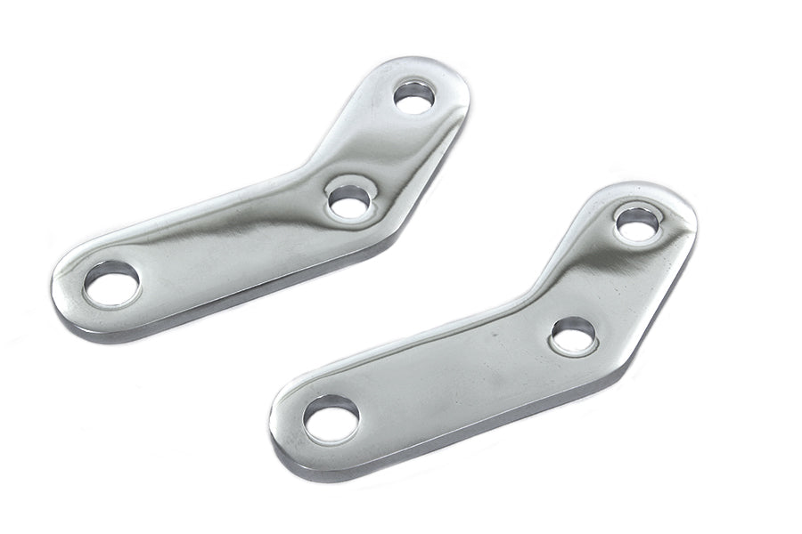 27-0060 - Chrome Elevated Footpeg Mount Bracket Set by Wyatt Gatling