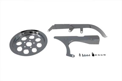 27-0157 - Chrome Belt Guard Kit by V-Twin
