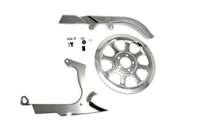 27-0161 - Chrome Belt Guard Kit by V-Twin