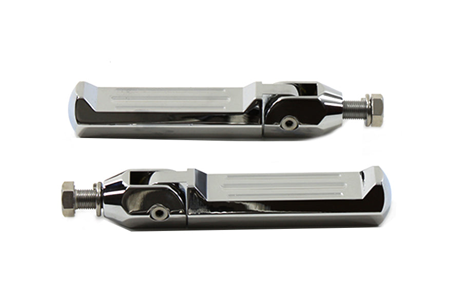 27-0176 - Chopper Footpeg Set Chrome by V-Twin