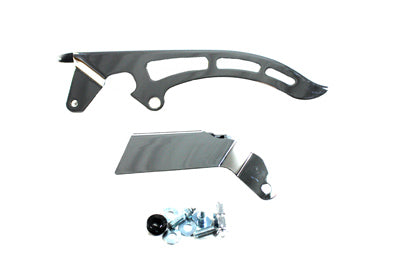 27-0185 - Chrome Rear Belt Guard Upper by V-Twin