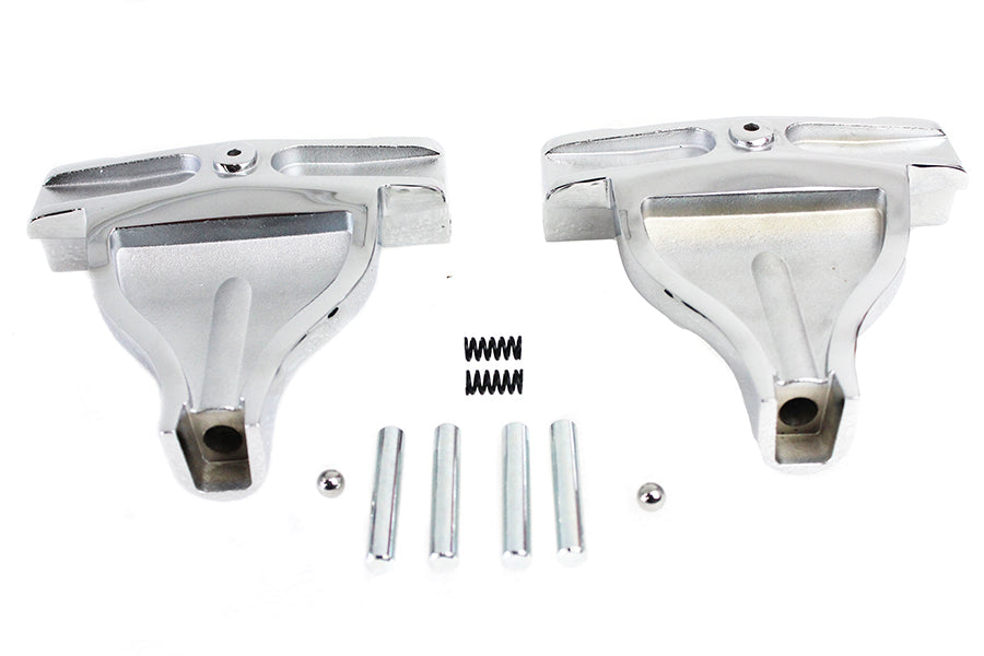 27-0189 - Passenger Footboard Support Set Chrome by Wyatt Gatling