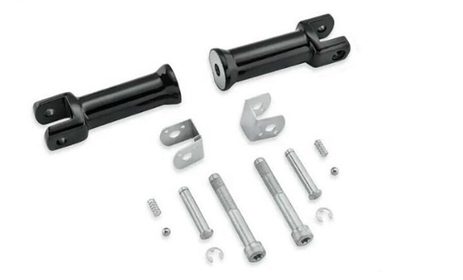 27-0207 - M8 Passenger Footpeg Mount Kit Black by V-Twin