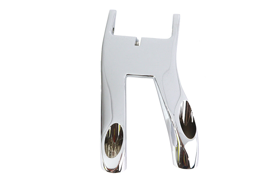 27-0210 - M8 Right Bracket Footboard Mount Chrome by V-Twin