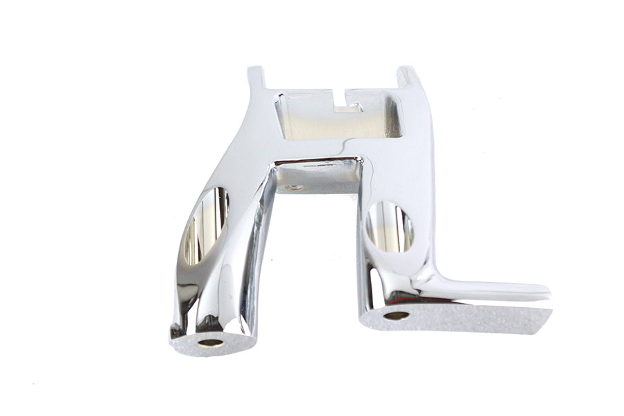 27-0212 - M8 Left Bracket Footboard Mount Chrome by V-Twin