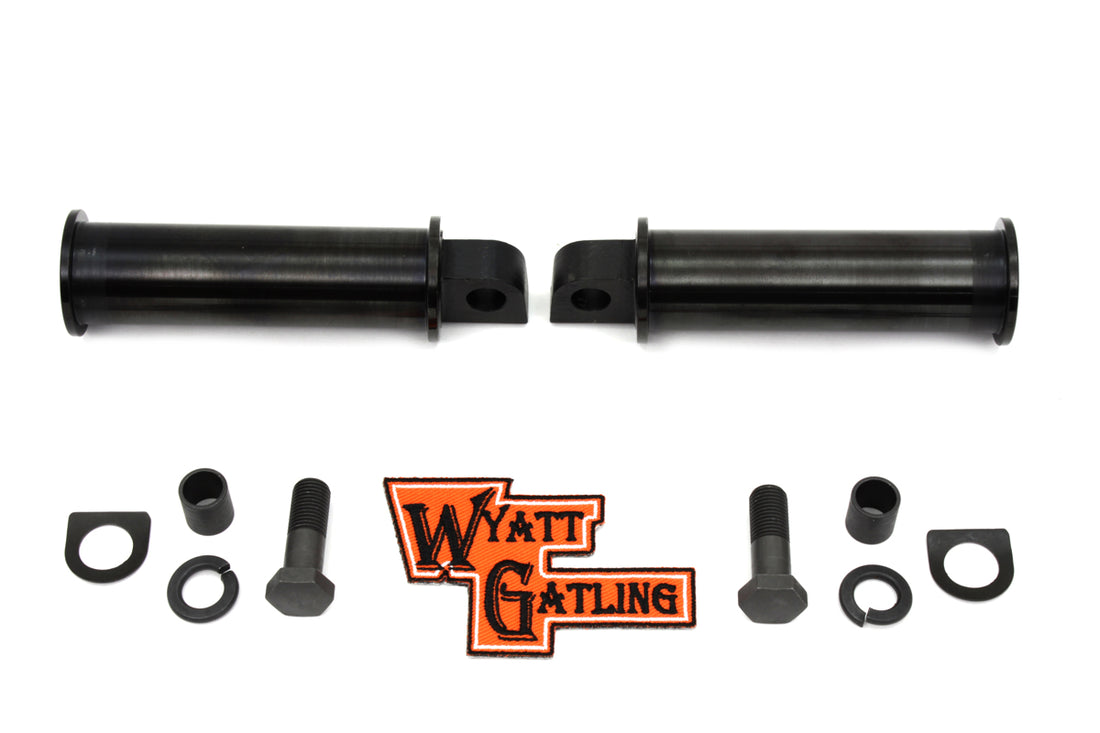 27-0241 - Parkerized Combat Shooter Style Footpeg Set by V-Twin