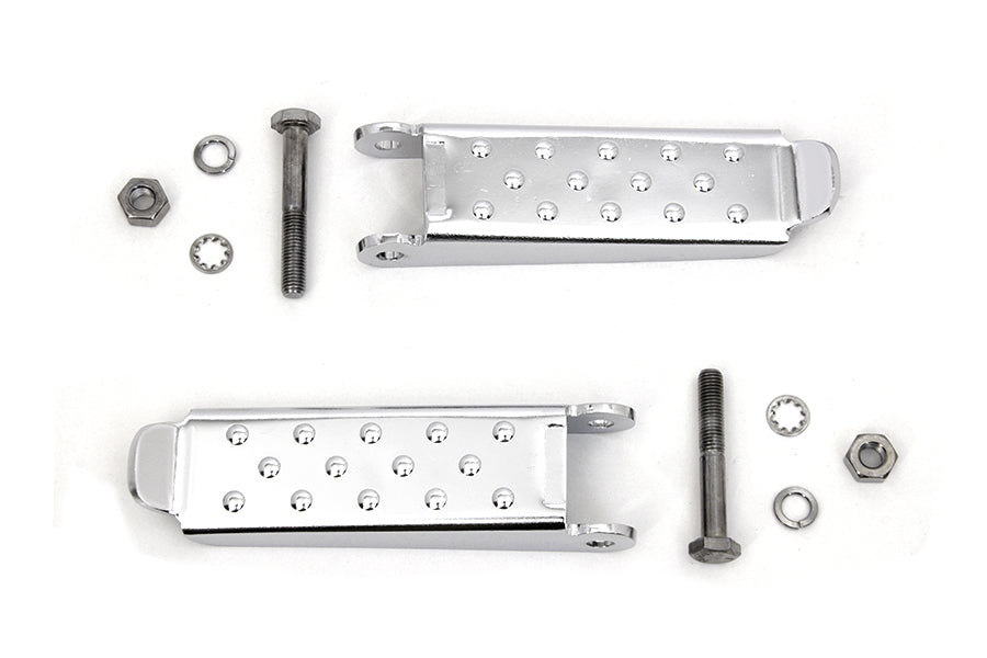 27-0291 - Chrome Combat Footpeg Set by V-Twin