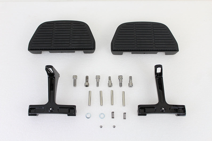 27-0359 - Passenger Footboard Set Black by V-Twin