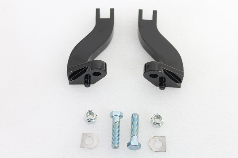27-0361 - Footpeg Mount Bracket Set Passenger Black by V-Twin