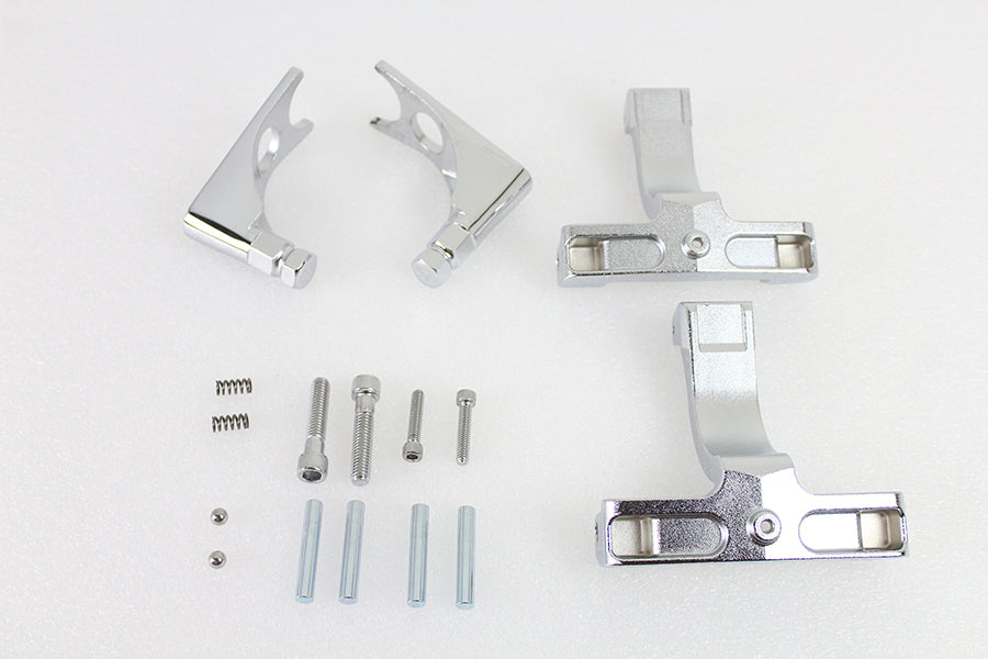 27-0382 - Chrome Passenger Footboard Mount Kit by Wyatt Gatling