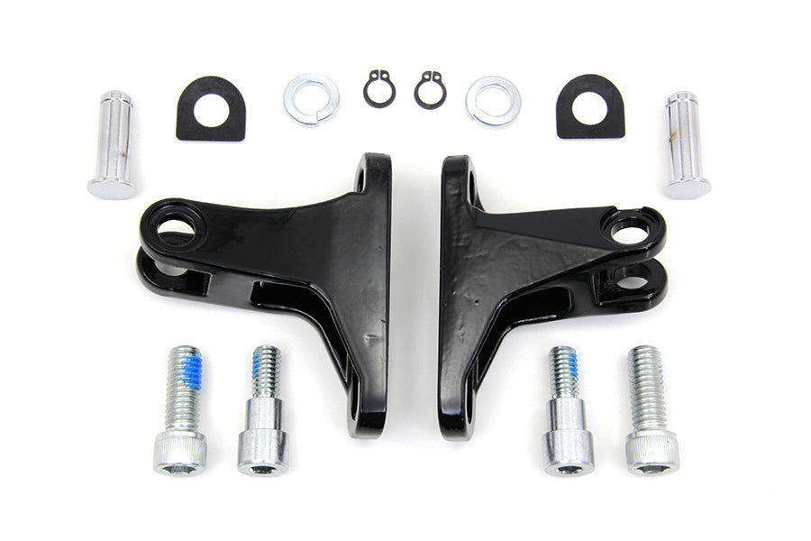 27-0441 - Black Rear Passenger Mini Footboard Mount Kit by Wyatt Gatling