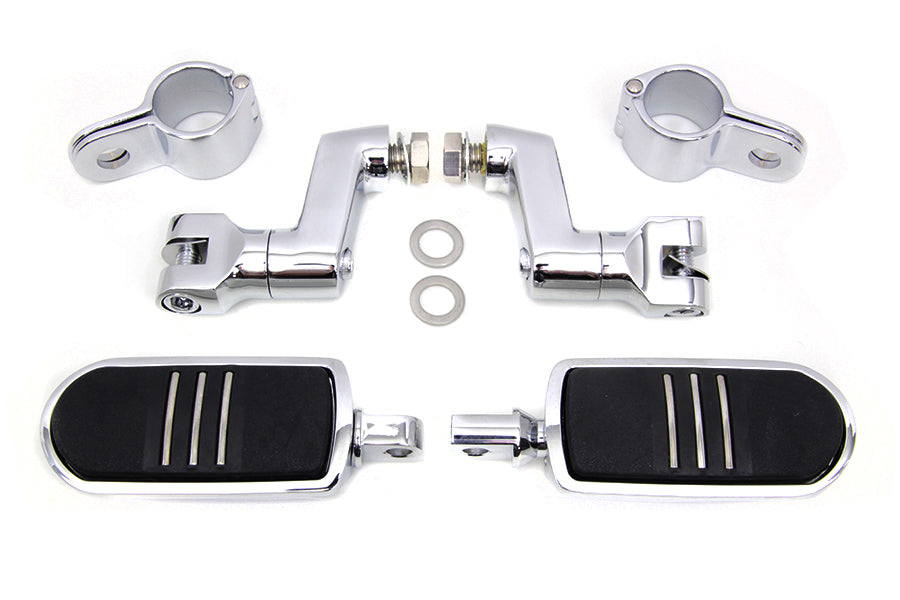 27-0485 - Chrome Streamliner Footpeg Kit by V-Twin