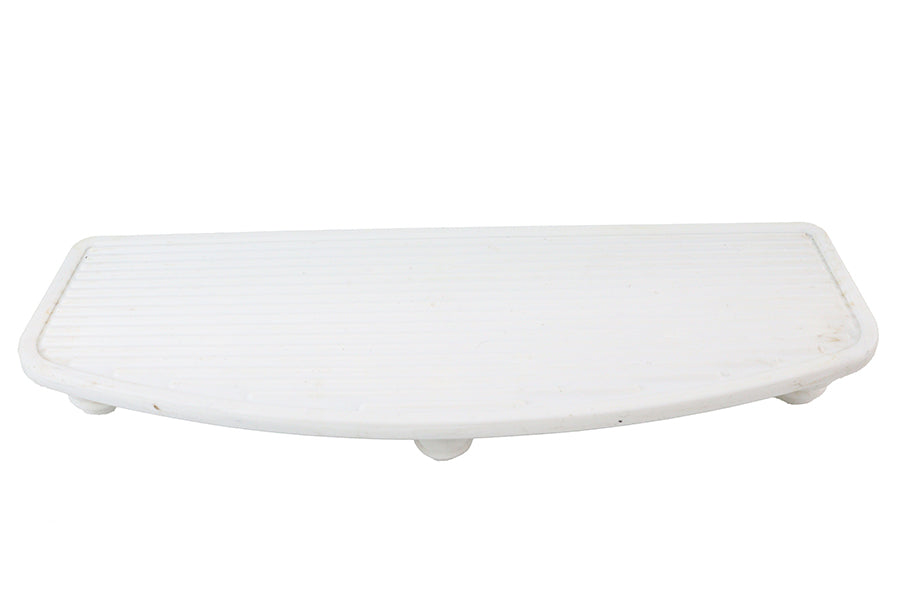 27-0499 - M8 Footboard ISO White Rubber Pad Set by V-Twin