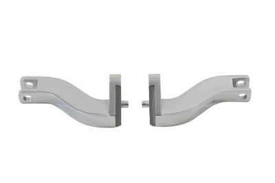 27-0517 - Footpeg Mount Bracket Set Passenger Chrome by V-Twin
