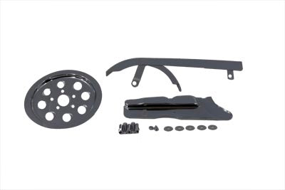 27-0541 - Chrome Belt Guard and Pulley Cover Kit by V-Twin